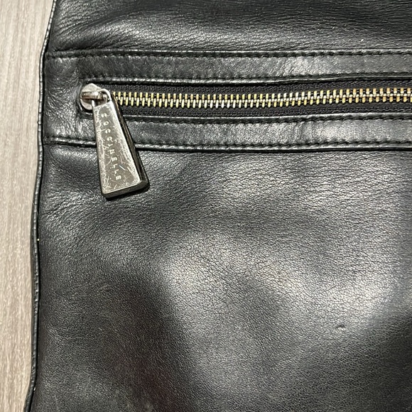 Coccinelle Italian large black vintage super bag soft leather - Picture 2 of 8